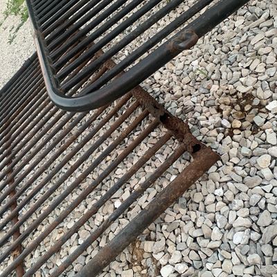 Steel grate attachment